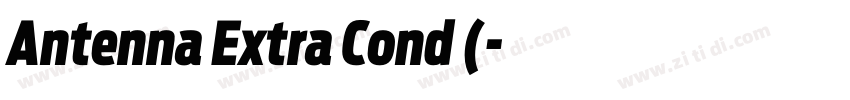 Antenna Extra Cond (字体转换